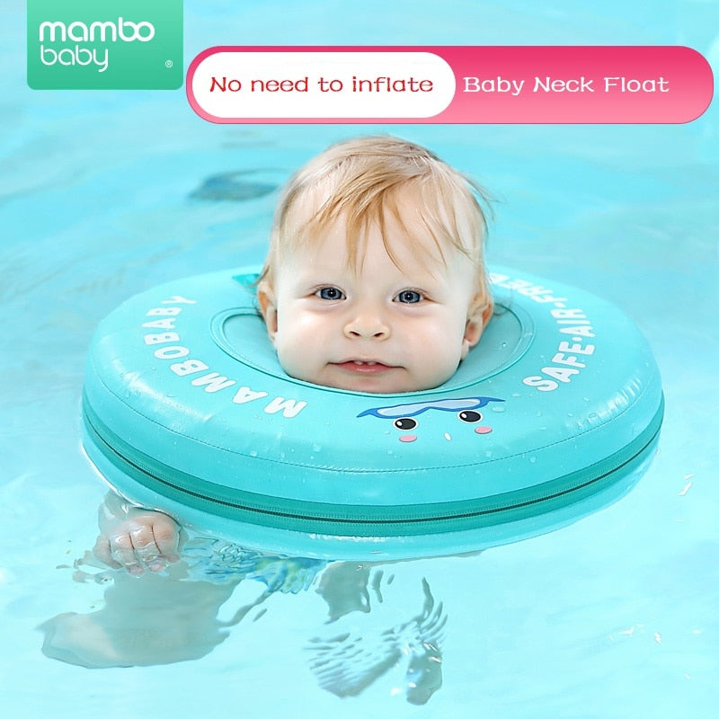 TPU Caver Waterproof Solid No Need Inflatable swimming pool accessories baby swim ring swimming neck ring float for baby