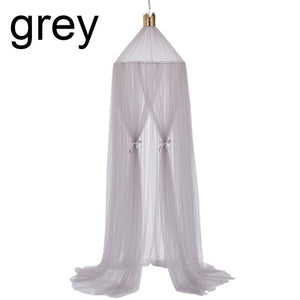 Hanging Baby Bed Canopy Mosquito Net Dome Dream Curtain Tent Baby Crib Netting Round Hung Kids Canopy Tent Children Room Decor