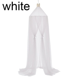 Hanging Baby Bed Canopy Mosquito Net Dome Dream Curtain Tent Baby Crib Netting Round Hung Kids Canopy Tent Children Room Decor