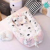 Baby Nest Bed travel crib baby bed Infant CO Sleeping Cotton Cradle Portable Snuggle 90*55cm Newborn Baby Bassinet BB artifact