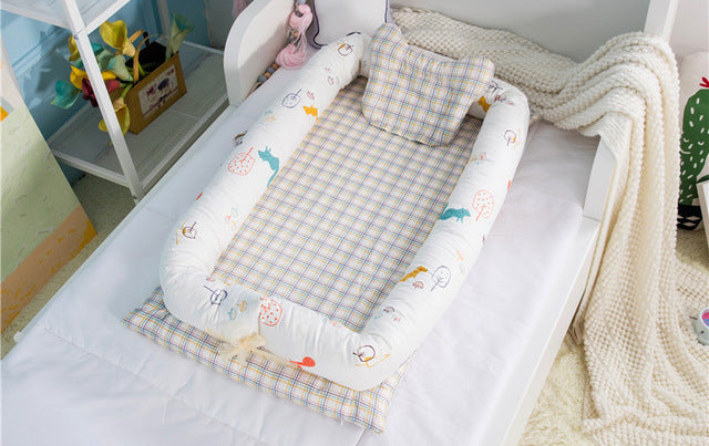 Portable bionic bed Toddler Cotton Cradle Baby Bassinet bumper Foldable Sleeper babynest for newborn sleep pod 0-2Y