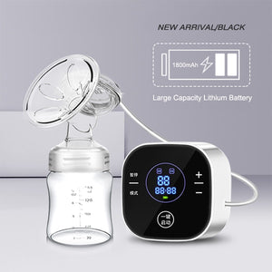 2019 USA Brand Baby Products Intelligent LCD Electric Breast Pumps Breastfeeding Painless Electric Breast Pump with Milk Bottle