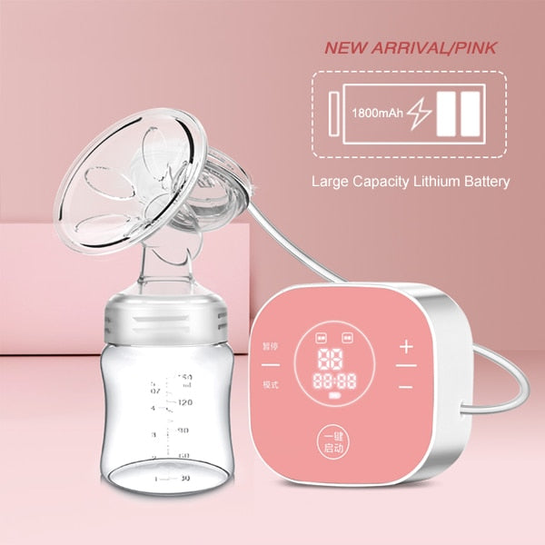 2019 USA Brand Baby Products Intelligent LCD Electric Breast Pumps Breastfeeding Painless Electric Breast Pump with Milk Bottle