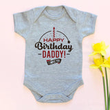 Newborn  Baby Girls and Boys Clothes Letter Print Cotton Summer Rompers Jumpsuit Costume HAPPY Birthday DADDY Roupa Menina Kids